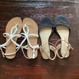 🤑Two pairs of Sandals
